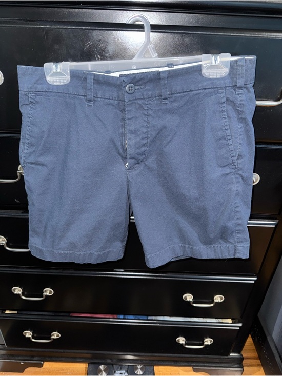 Abercrombie & Fitch Other - Abercrombie & Fitch Men's Navy Flat-Front Cotton Shorts Waist 30